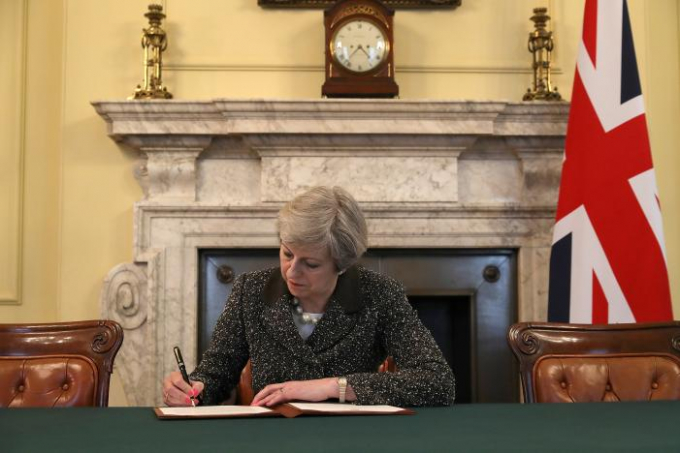 Thủ tướng Anh Theresa May. (Ảnh: Reuters)