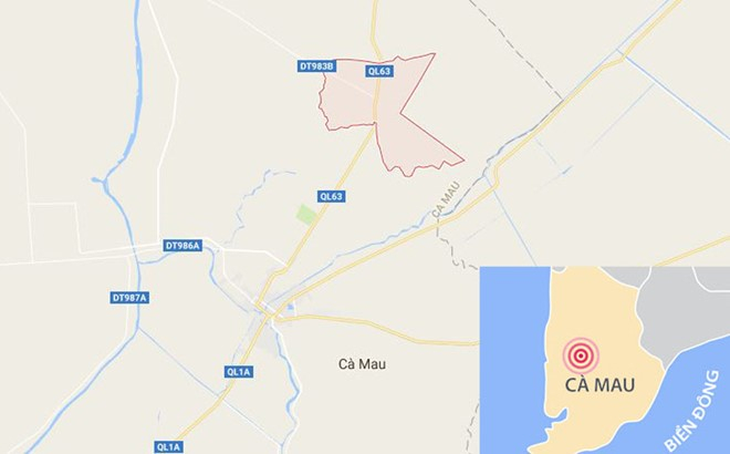 Vụ việc xảy ra ở x&atilde; T&acirc;n Lộc, huyện Thới B&igrave;nh (C&agrave; Mau). Ảnh:&nbsp;Google Maps.