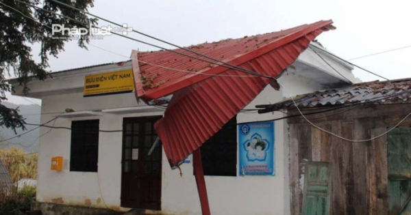 Hà Giang: Mưa đá kèm theo lốc làm tốc mái 71 nhà, thiệt hại hơn 600 triệu đồng