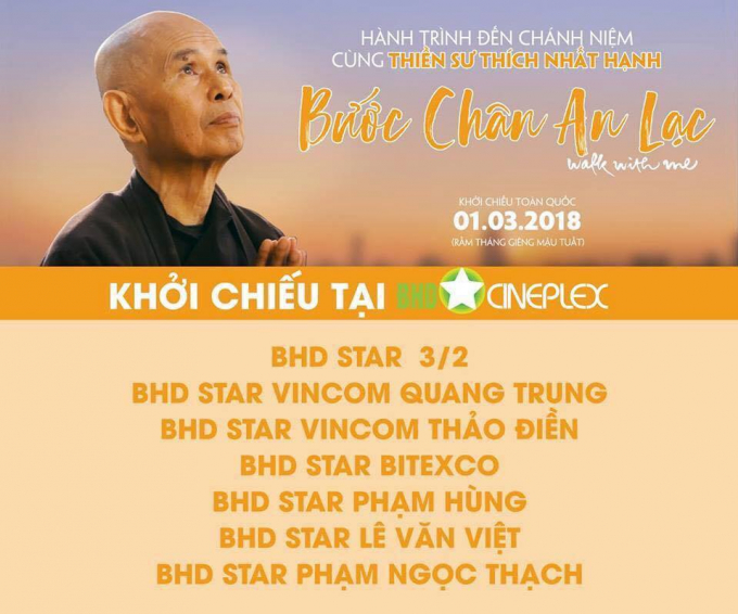 Phim về Thiền sư Th&iacute;ch Nhất Hạnh.