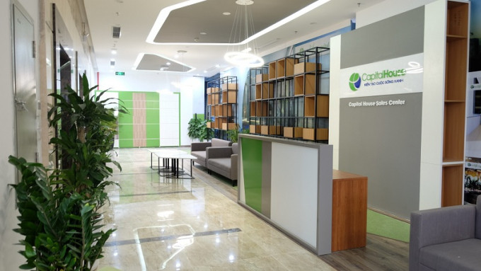 S&agrave;n giao dịch bất động sản Sales Center của Capital House.