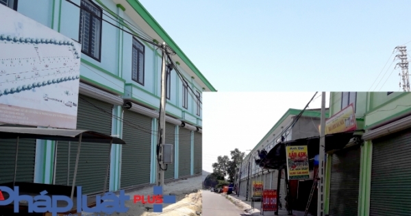Bắc Giang: Hàng chục ki-ốt xây dựng trái phép được rao bán tại Việt Yên