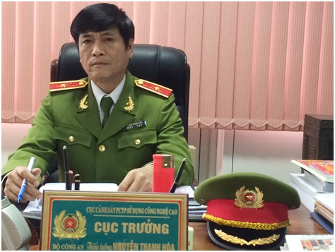 &Ocirc;ng Nguyễn Thanh Ho&aacute; khi c&ograve;n giữ cương vị Cục trưởng Cục C50, Bộ C&ocirc;ng an.