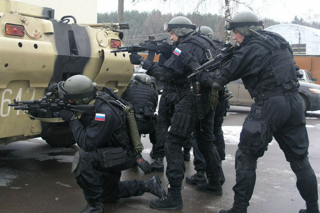 Lực lượng an ninh Nga (Ảnh: FSB Press Service)