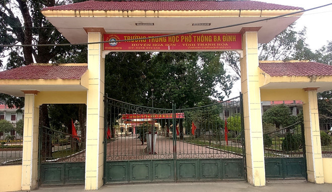 Trường THPT Ba Đ&igrave;nh (Nga Sơn, Thanh H&oacute;a)