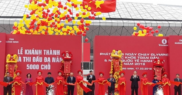 Quảng Ninh: Khánh thành nhà thi đấu đa năng đẳng cấp quốc tế