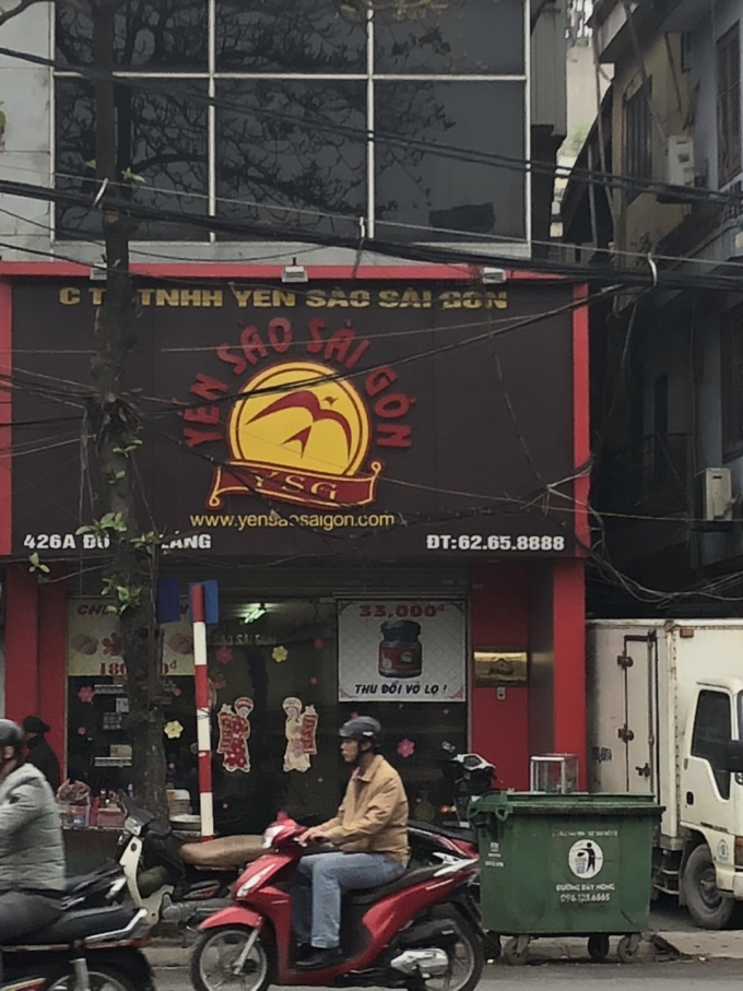 Trụ sở C&ocirc;ng ty Yến S&agrave;o S&agrave;i G&ograve;n.