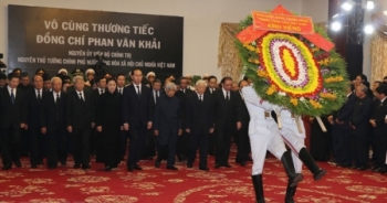 Hình ảnh lễ viếng nguyên Thủ tướng Chính phủ Phan Văn Khải