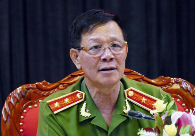 Trung tướng Phan Văn Vĩnh, nguy&ecirc;n Tổng Cục Trưởng Tổng Cục cảnh s&aacute;t.