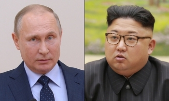 Ông Kim Jong-un chúc mừng ông Putin tái đắc cử Tổng thống Nga