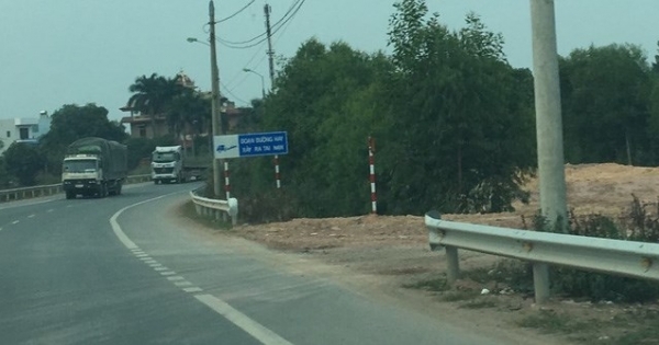 UBND huyện Lạng Giang yêu cầu lắp lại hộ lan trên QL1