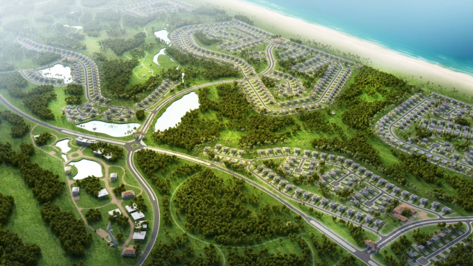 Phối cảnh dự &aacute;n quần thể du lịch nghỉ dưỡng FLC Quang Binh Beach &amp;amp;amp; Golf Resort