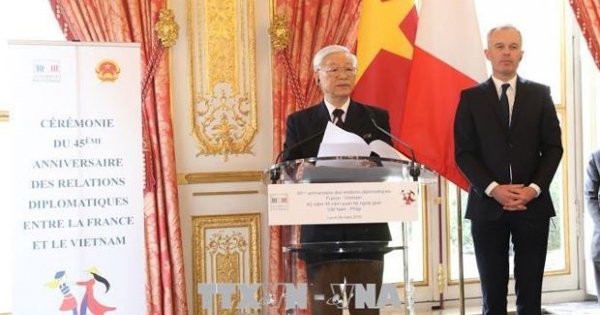 Tổng Bí thư: Việt Nam và Pháp cần xích lại gần nhau hơn nữa