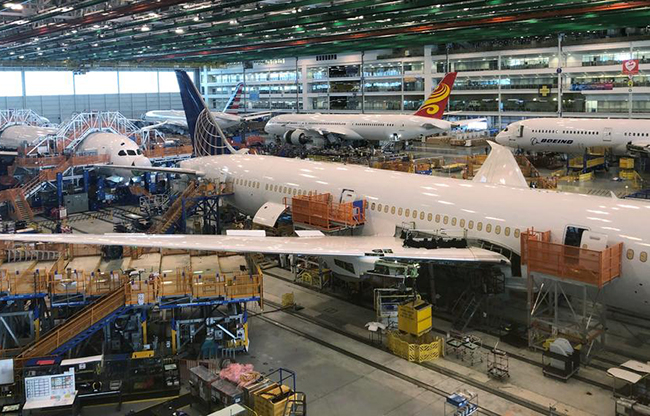 Một cơ sở sản xuất của Boeing tại South Carolina. Ảnh: Reuters