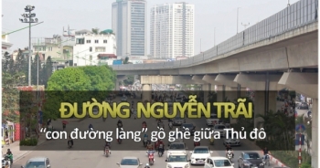 Đường Nguyễn Trãi, con đường làng gồ ghề giữa Thủ đô