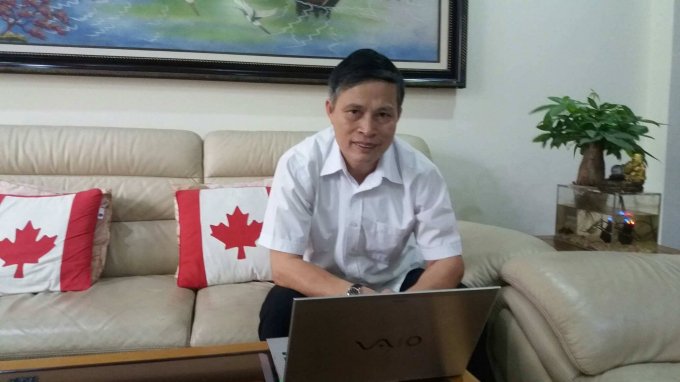 Trung tướng Trần Văn Độ trao đổi với PV Phapluatplus.vn.