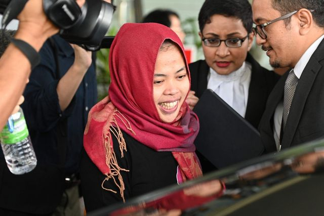 Siti Aisyah được thả tự do. (Ảnh: AFP)