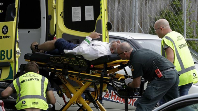 Bốn mươi người chết trong c&aacute;c vụ xả s&uacute;ng tại New Zealand