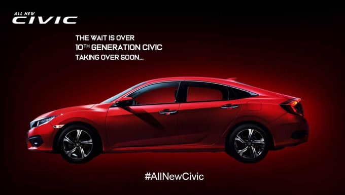 Honda Civic nhiều khả năng sẽ được giới thiệu ngay trong th&aacute;ng 4 tới đ&acirc;y.