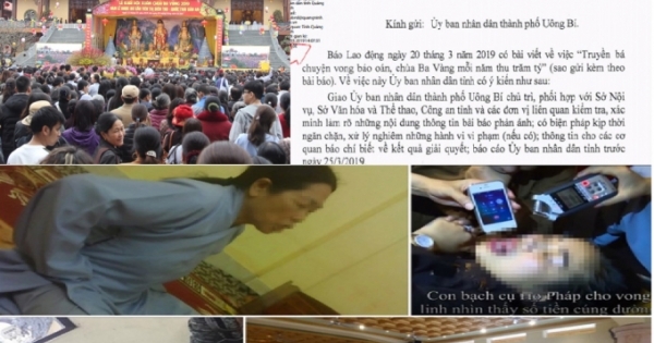 UBND tỉnh Quảng Ninh chỉ đạo "nóng" thông tin chùa Ba Vàng truyền bá vong báo oán