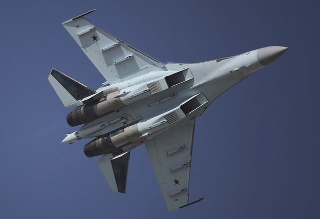 M&aacute;y bay Su-35 của Nga. (Ảnh: AP)