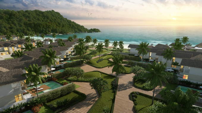 &nbsp;Resort mang phong c&aacute;ch &ldquo;l&agrave;ng biển&rdquo; Sun Premier Village Kem Beach Resort (Ảnh phối cảnh)
