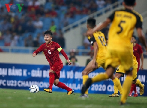 Quang Hải sẽ được tung v&agrave;o s&acirc;n ngay từ đầu trong trận U23 Việt Nam - U23 Indonesia? (Ảnh: Vy Vũ)..