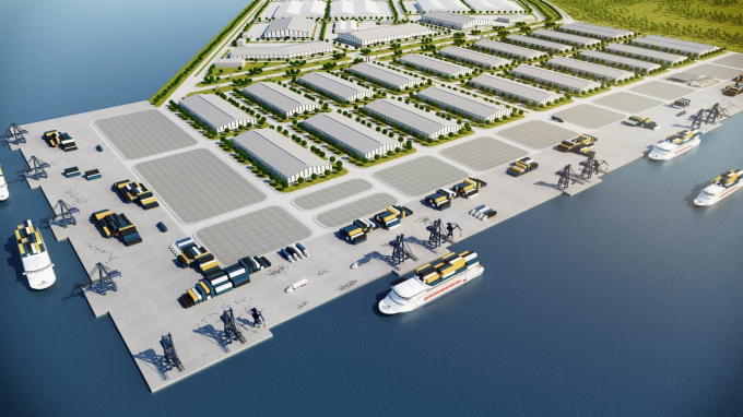 Phối cảnh dự &aacute;n Cảng Chu Lai mở rộng đ&oacute;n t&agrave;u 50.000 tấn.