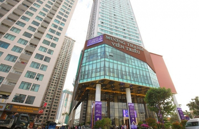 Kh&aacute;ch sạn Mường Thanh Luxury Viễn Triều, một trong 22 kh&aacute;ch sạn bị cho l&agrave; kh&ocirc;ng đủ điều kiện lưu tr&uacute;.
