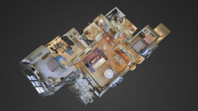 M&ocirc; phỏng 3D của một căn hộ. (h&igrave;nh minh họa).
