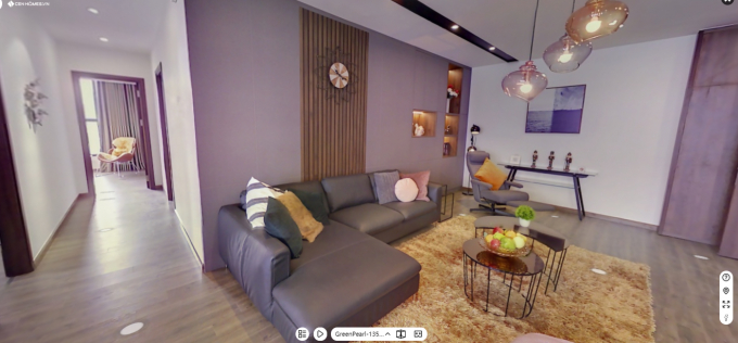 H&igrave;nh ảnh VR tại một căn hộ được đăng tải tr&ecirc;n cenhomes.vn. Nguồn: Cenhomes.