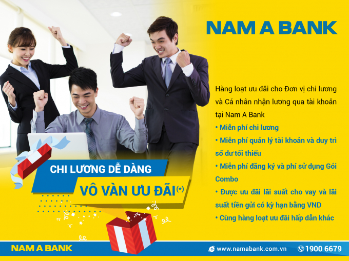 Nam A Bank miễn, giảm nhiều loại ph&iacute; cho doanh nghiệp