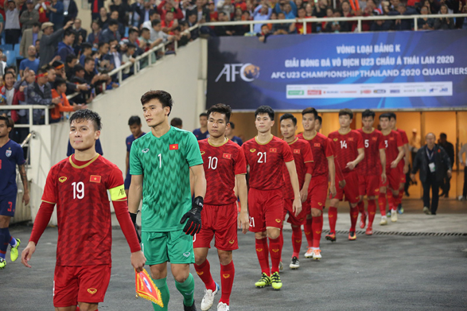 U23 Việt Nam sẽ c&ograve;n chơi tốt hơn ở SEA Games 30. Ảnh S.N