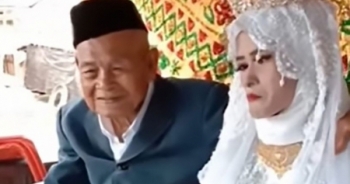 Cụ ông 100 tuổi cưới cô gái 20 tuổi làm vợ