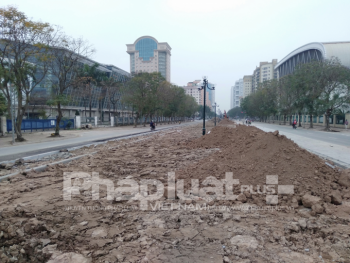 Dự án cống hóa tuyến mương Nguyễn Cơ Thạch đang dần hoàn thiện, hạ tầng giao thông vẫn "oằn mình"