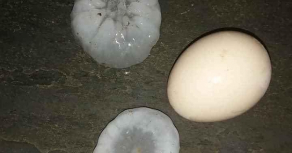 Lào Cai: Mưa đá "khổng lồ" như quả trứng, nhiều kính ô tô bị đập vỡ trong đêm