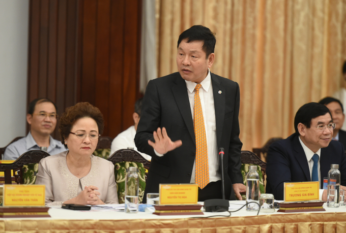 Ông Trương Gia Bình, Trưởng ban Nghiên cứu phát triển kinh tế tư nhân, Chủ tịch tập đoàn FPT.