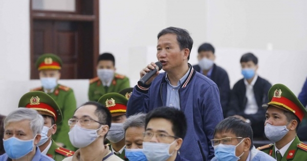 Ông Đinh La Thăng và Trịnh Xuân Thanh cùng nhau hầu tòa