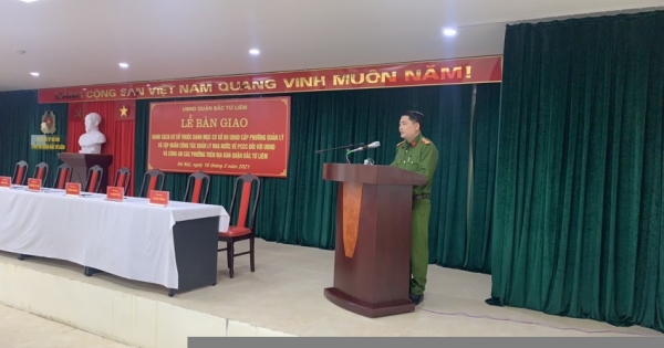 Hà Nội: UBND Quận Bắc Từ Liêm bàn giao cơ sở về phòng cháy chữa cháy cho UBND cấp phường