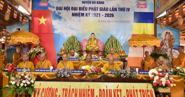 Bình Phước: Đại hội đại biểu Phật giáo huyện Bù Đăng nhiệm kỳ 2021-2026