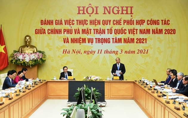 Chính phủ và MTTQ Việt Nam tăng cường phối hợp công tác