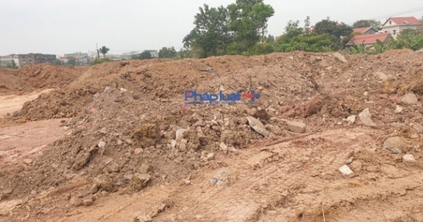 Bắc Giang: Truy tìm kẻ đổ trộm 100m3 đất thải
