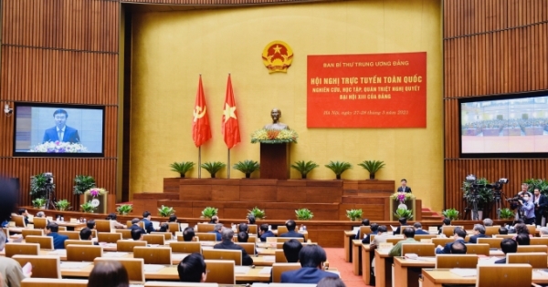CHÙM ẢNH: Hội nghị quán triệt Nghị quyết Đại hội XIII của Đảng