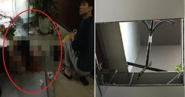 Hà Nội: Thủng trần chung cư, 2 người rơi xuống đất bị thương nặng