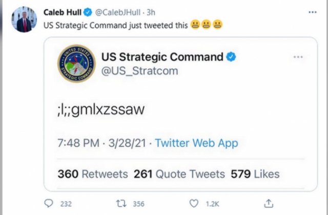 Bộ Tư lệnh Chiến lược Mỹ làm người dùng xôn xao chỉ với 1 dòng tweet