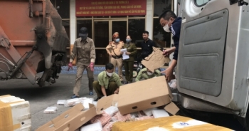 Quảng Ninh: Thu giữ 1.020 kg chân gà tẩm ướp không rõ nguồn gốc