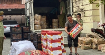 Quản lý thị trường Hà Giang bắt giữ gần 500 kg lương thực, thực phẩm nhập lậu