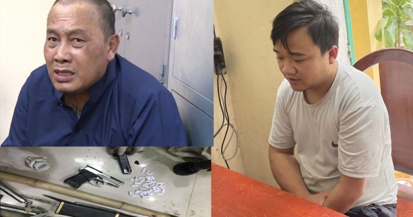 Bắt giữ hai 2 đối tượng ma túy, thu giữ nhiều vũ khí nguy hiểm ở Thanh Hoá
