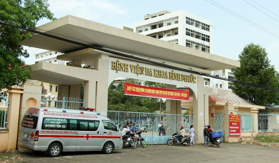 Bệnh viện đa khoa tỉnh Bình Phước – nơi cháu C. mổ đinh nẹp tay dẫn đến tử vong (Ảnh: Phạm Xuân Chung)