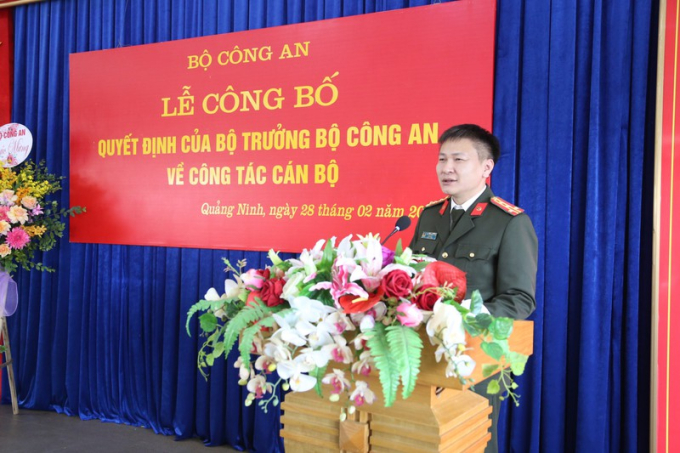 Tân Cục trưởng Cục Cảnh sát điều tra tội phạm về tham nhũng, kinh tế và buôn lậu Đại tá Nguyễn Ngọc Lâm.